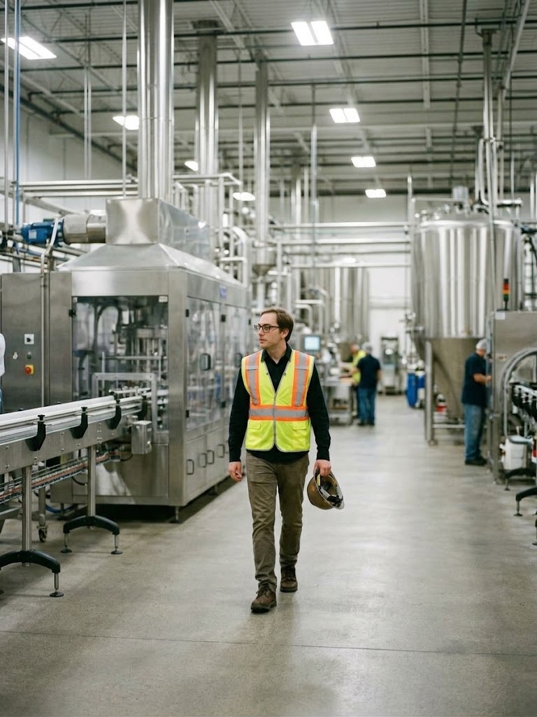 Walking a processing floor