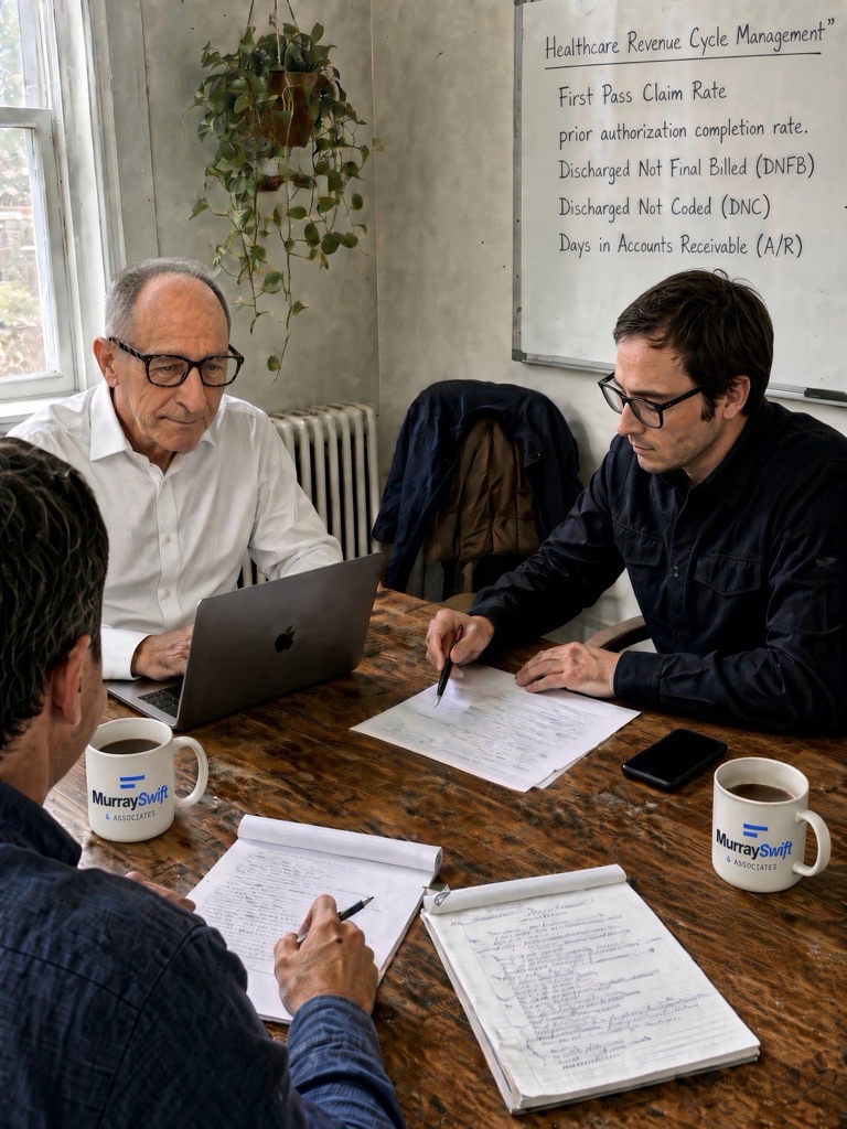 A working session on revenue cycle numbers
